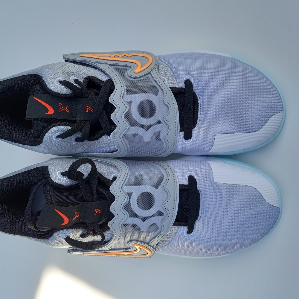 Nike Mens Gray and Orange Athletic Shoes